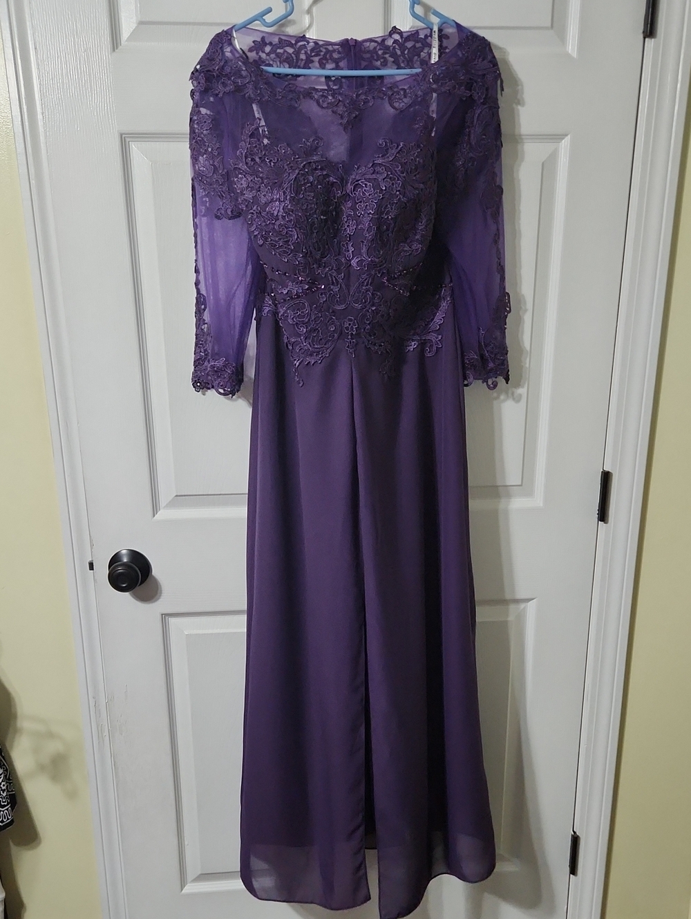 Elegant Purple Lace Jumpsuit